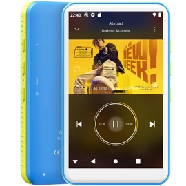 128GB MP3 Player with Bluetooth and WiFi, 4.0 Inch Touchscreen MP4 Players, Android 13 MP3 Player with Spotify, Deezer, Audible, App Store, Browser, HiFi Music Player with Speaker, up to 1TB