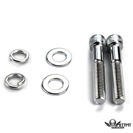 XKMT-HBS011-II-BK-Smooth Black Straight 6" Rise 1" /25mm Mount Handlebar Risers Compatible With H-D Motorcycle [B07RBYLVSY]