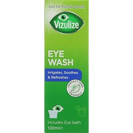 VIZULIZE Eye WASH 100ml SOOTHES & REFRESHES Tired Eyes