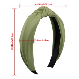 SIQUK Pack of 12 Hair Hoops, Knot Women's Headband, Knot Headband Hair Band for Women and Girls, 12 Colours