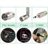 AM/FM Radio World Receiver Telescopic Antenna Small Portable (F Connector