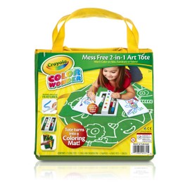 Crayola Color Wonder Mess Free 2-in-1 Art Tote, Mess Free Coloring, Gift for Ages 3, 4, 5, 6