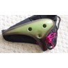 Utopia Ceramic Ocarina Dark Brownie & Prairie Green Alto C