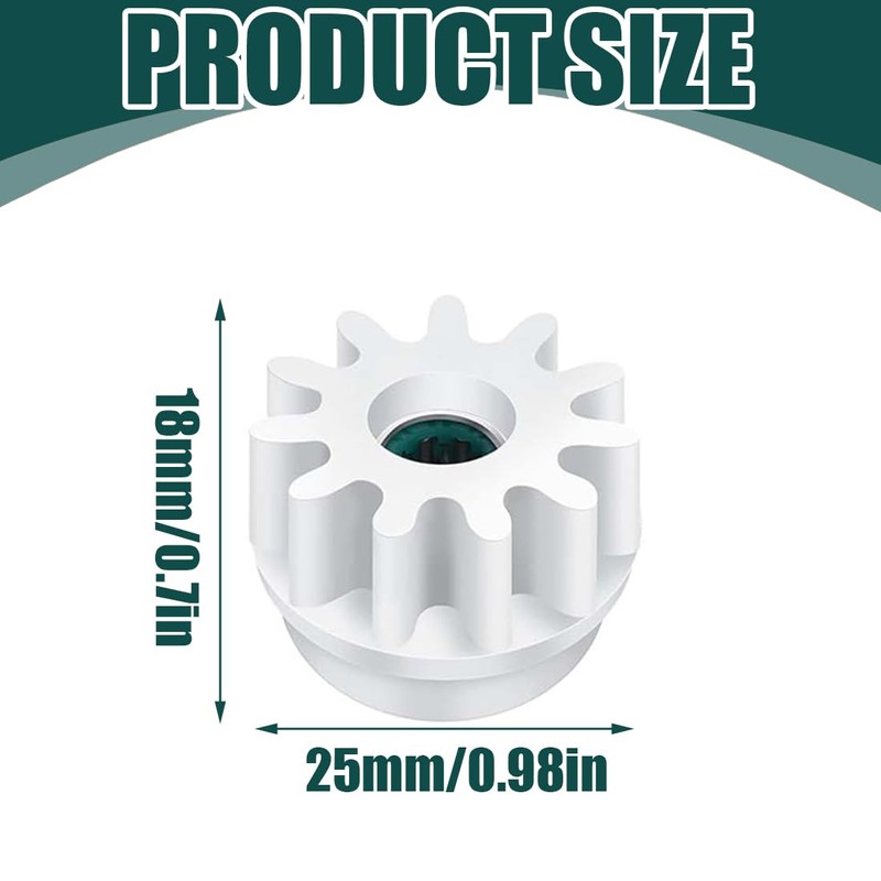 HAMKU Pack of 4 Easy Mop Pedal Broom Gear for