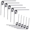 Qrity Pack of 10 Small Torsion Springs Made of 304