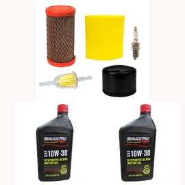 Reliable Aftermarket Parts Our Name Says It All 5135B Filters Spark Plug & Oil Service Set Fits John Deere D110 D120 E110 LA125 with Intek or Professional Series Fits Briggs and Stratton Engine