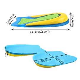 Jsleid 5-Paare Fersensporn Einlagen Geleinlagen, Fersen Gelkissen, Einlagen Geleinlagen, Orthopädische Geleinlagen, Für Lindert Fußdruck Und Schmerzen, Müdigkeit Und Schwellungen
