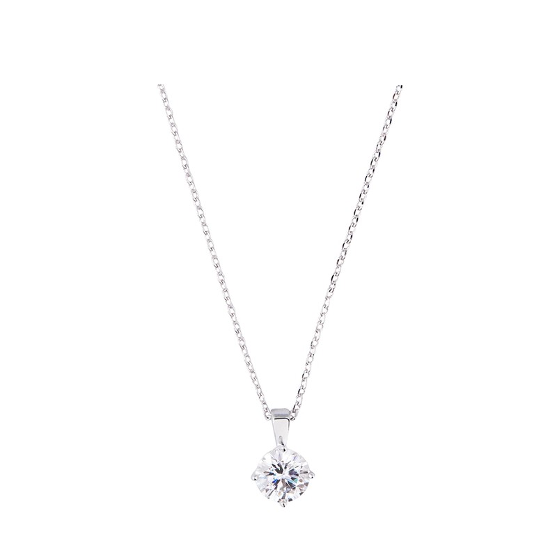 Gold & Deer G-DIA Moissanite 5-part classic necklace 1 carat