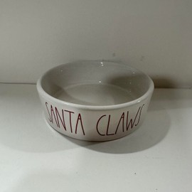 Rae -SANTA CLAW Bowl Allside White CHRISTMAS BOWL- Dunn by Magenta