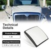 TINWID1919 Chrome Convex Hood Mirror Head for International Durastar Transtar