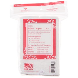 Intrinsics 407300 Petite Silken Wipes - 2"x2", 4-ply Blend of Soft Fibers, 200 Count