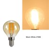 E14 4W G45 LED Globe Filament Bulb Dimmable Edison Filament