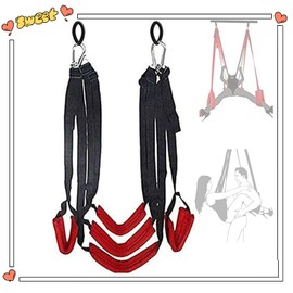 DYNLAB Yoga Sling Swing Set (5 Strips with Swing) Yoga Exercise Equipment