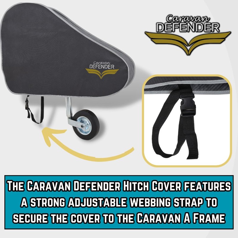 Caravan Defender Tow Hitch Cover Universal Towing Accessories Protector Waterproof