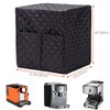 Coffee Maker Cover COOSOO Stain Resistant Washable Covers with Storage
