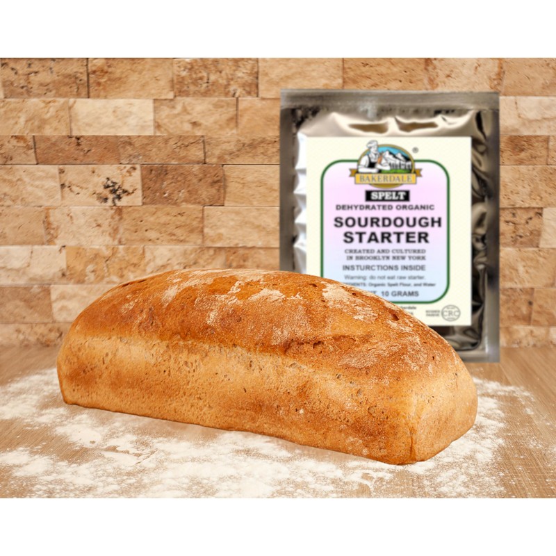 Bakerdale Dehydrated Natural Spelt Sourdough Starter Culture