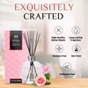 English Roses Scented Reed Diffuser Set with 8 Rattan Diffuser