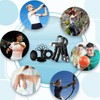 5 Pack Grip Strength Trainer with Finger Exerciser, Hand Grip