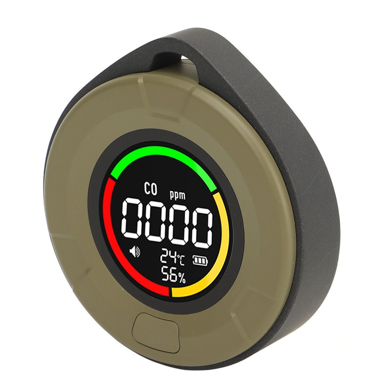 CO Detector Alarm Humidity Temperature Detection Backlit Display Air Detector