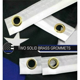 Lakeshore Trade USA Thin Red, Blue & Green Line 3x5ft Flag - Grommets - Police - Fire - Military