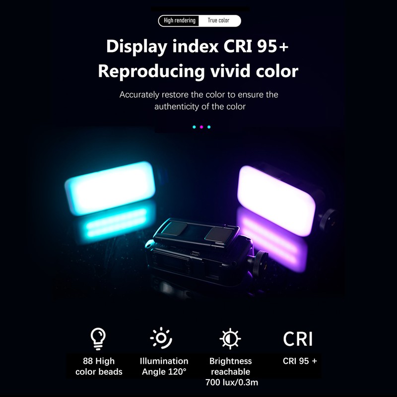 Mini Photography Lamp Dimmable LED Light Portable Vlog Light 88
