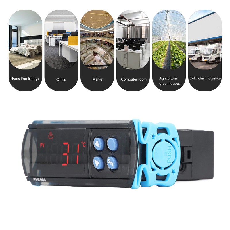 Heating Thermostat Multifunctional Accurate Temperature Calibration Heat Temperature Controller AC220V