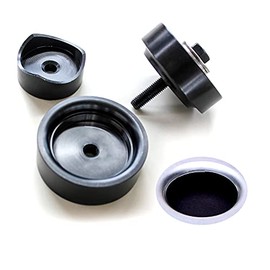 LOUDERLUN Hole Punch & Flare Tool Dimple Plate Dies in Black (Sizes (inches): 3)