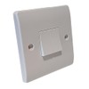 ÉABCON 2-Gang Curved Edge Light Switch, White, Stylish and Robust
