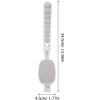 SECFOU Aplicador de Crema Hidratante Espalda Plegable Esponja Gris, Mango
