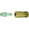 Tru-Flate 13-201 1/4" I/M Design x 1/4" NPT Mixed Plug/Coupler