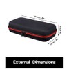 Vaguelly Wireless Microphone Case: Hard EVA Case for Handheld Microphone