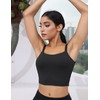 LUYAA - Brasier deportivo para mujer, sin espalda, acolchado, para