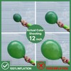 PartyWoo Hunter Green Balloons, 120 pcs Dark Green Balloons Different