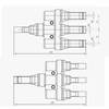 A pair of Triple Branch 1 to 3 way Solar