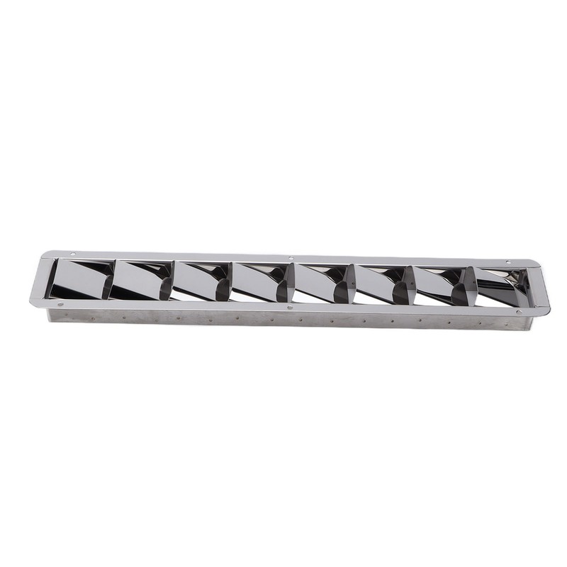 Marine Vent Grille Oblong Stainless Steel 8 Slots Grid Cover