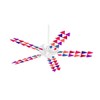 Triangles Berries - Ceiling Fan Skin Kit fits most 42