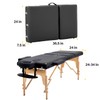 BestMassage Massage Bed Portable Massage Table 24 inch Wide Lash