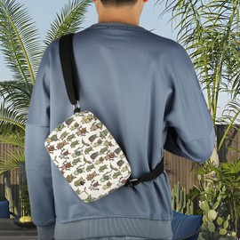 FOTAP The Legend Of Dad Inspire Crossbody Bag Zelda Korok Messenger Bag Zelda Shoulder Bag Korok Dad Gift Gamer Gift, K Okiri Hb Cb Uk