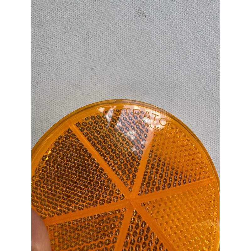 STRATOLITE Round Red Plastic Reflector STRATOLITE MFG#38 PAT.#2676518 New