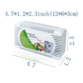 (6 pcs) Refrigerator Deodorizer ＆ Freezer Odor Eliminator,Natural Activated Charcoal Refrigerator Fight Odors Unscented Activated Charcoal Fridge Deodorizer - More Effective Than Baking Soda