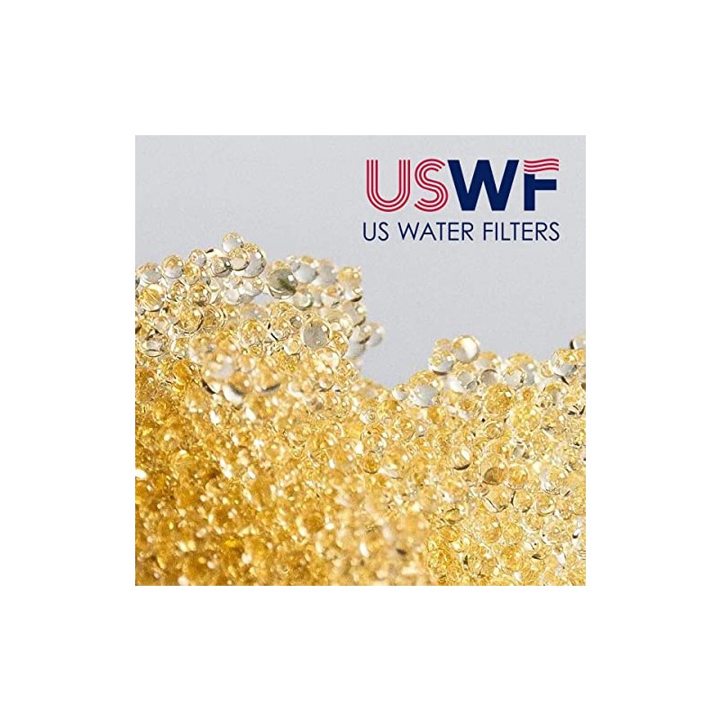 USWF-8P-12lbs Ion Exchange Water Softener Resin - 0.25 Cubic Foot