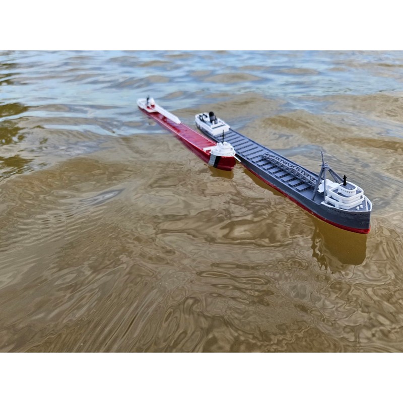 12" Prebuilt Display Model Ship (Carl D Bradley 1ft length