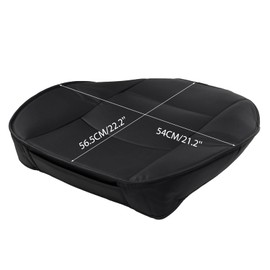 OEMASSIVE Car Seat Covers, Car Seat Covers, Front Seats, PU Leather for Car Accessories, Universal, Door Edge Protection, Car Soft Protection for Front Seat Bottom, Single Seat for