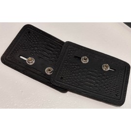 Generic Pack of 4 Wrestlers Belt Wall Mount Leather Wall Hanger Black Pack of Four Improved Version