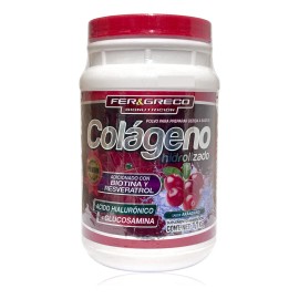 Colágeno Hidrolizado Glucosamina Biotina Arándano 1.1 Kg Arándano