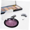 5pcs Pink Plastic Glitter Clear False Eyelash Storage Cases for