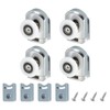 uxcell 25 mm Shower Door Rollers, Single Shower Door Runners