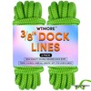 Dock Lines Boat Ropes for Docking 3/8" x15' Double Braided