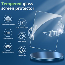 Fitudoos [2 Pezzi] Panzerglas Schutzfolie für Surface Pro 12,9H Härte, glasklare Displayschutzfolie,Anti-Fingerprint,entspiegelt, Kratzfest.