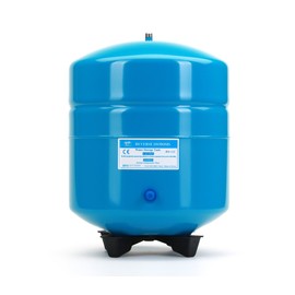 PA-E RO-132-BL Stainless Steel 4.5 Gallon Reverse Osmosis Storage Water Tank - Blue, 1/4" Port